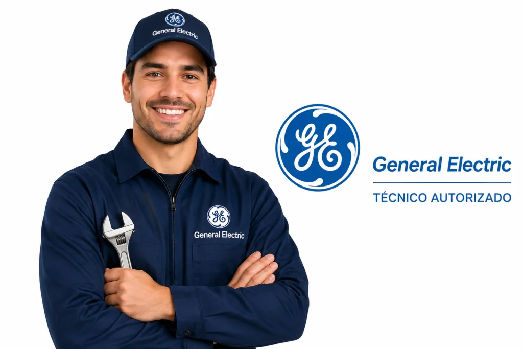 Técnico General Electric realizando mantenimiento preventivo en Panamá